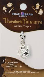 Traveler's Trinkets - Mithril Teapot Charm - Game On