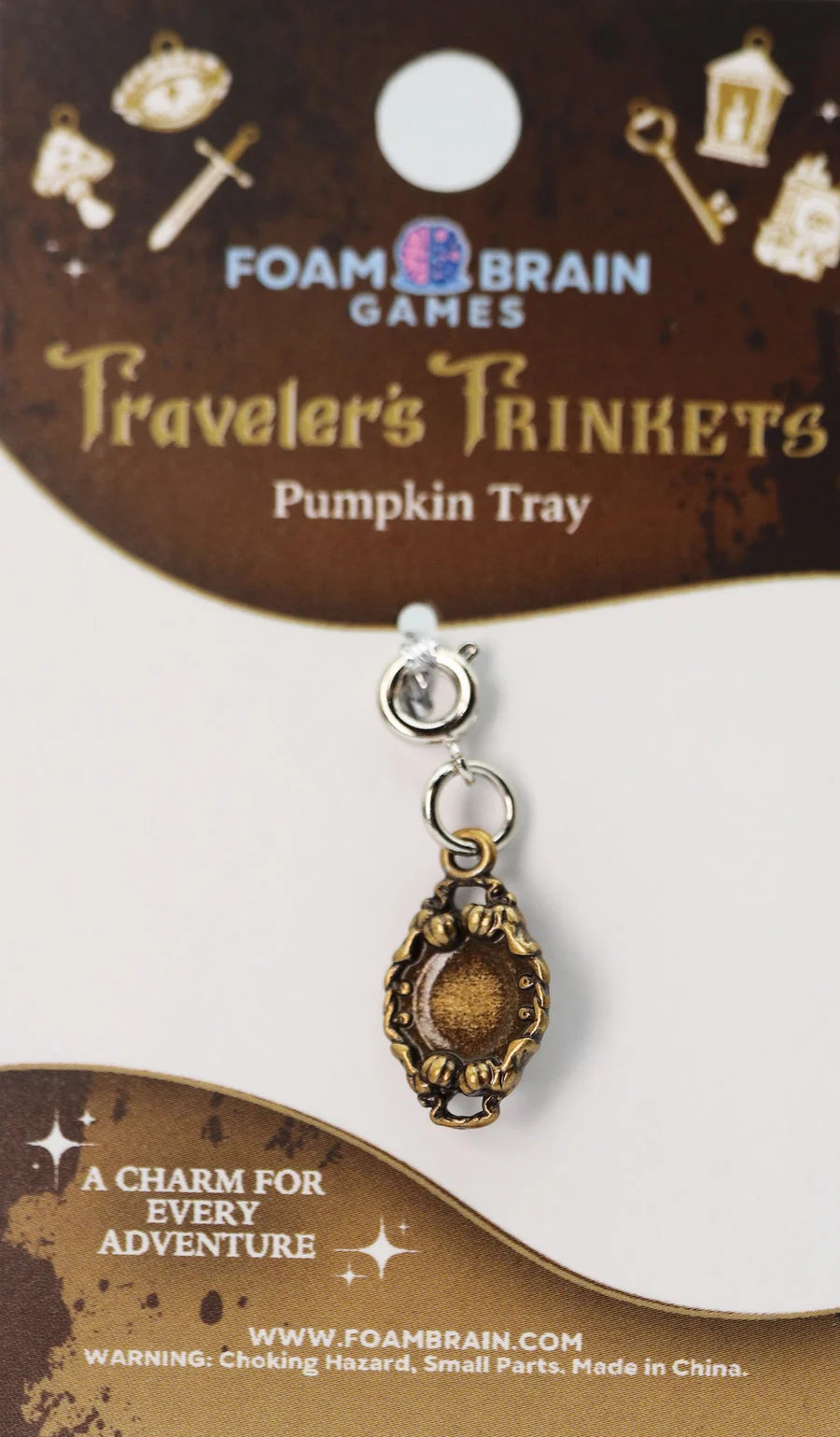 Traveler's Trinkets - Pumpkin Tray Charm - Game On