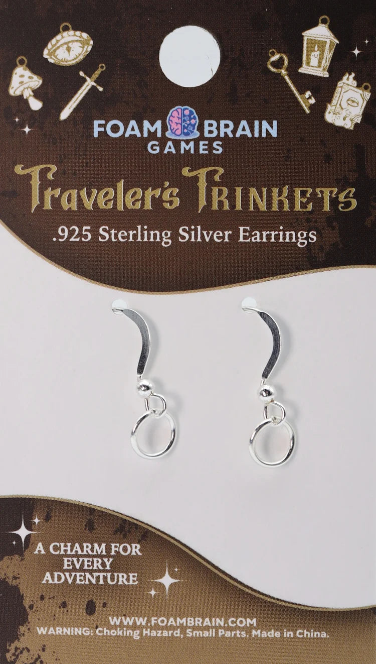 Traveler's Trinkets - Sterling Silver Earrings - Game On