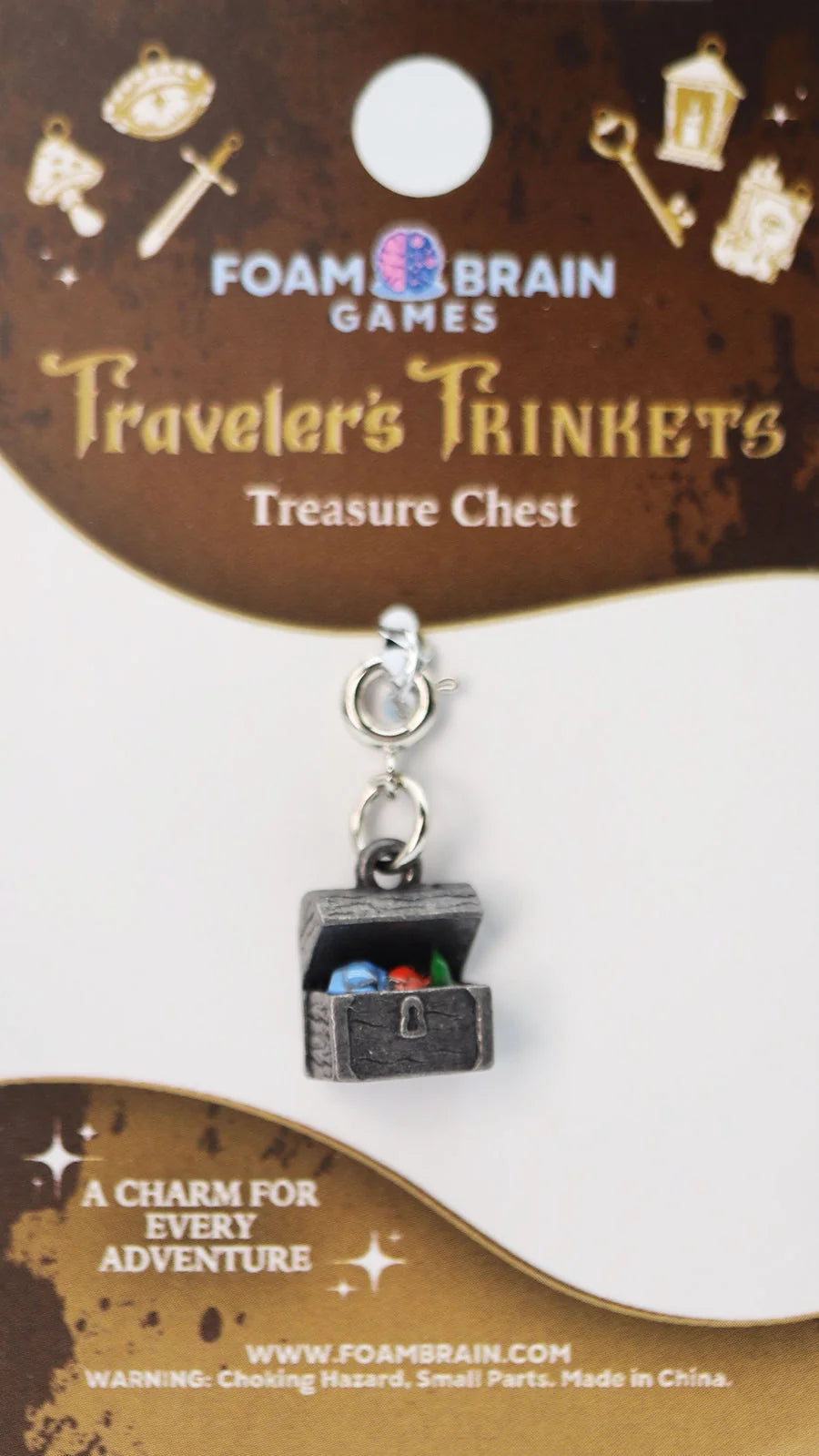 Traveler's Trinkets - Treasure Chest Charm - Game On