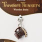 Traveler's Trinkets - Wooden Stein Charm - Game On