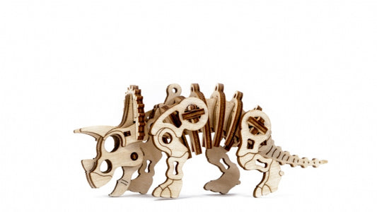 Triceratops Wooden City - Game On