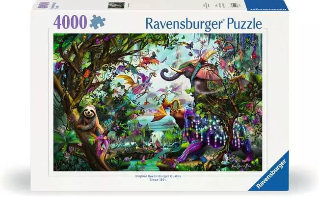 Tropical Dragons 4000 Pc Puzzle - Game On