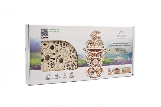 UGears Automaton Cyclist - Game On