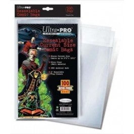 UP Comic Bags Modern Size Resealable 100-Count - Game On