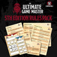 Ultimate Game Master Screen - 5E Magnectic Rules Pack - Game On