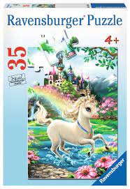 Unicorn Castle 35pc Puzzle - Game On