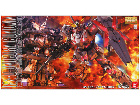Unicorn Gundam HD COLOR + MS CAGE 'Gundam UC' MG - Game On