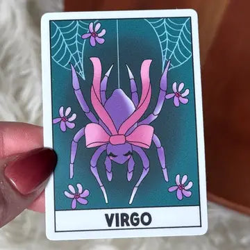 Virgo Zodiac Tarot Card Sticker - Game On