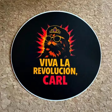 Viva La Revolucion Carl Vinyl Sticker - Game On