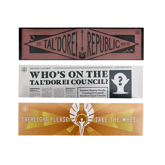 Vox Machina Bumper Sticker 3 pk - Game On