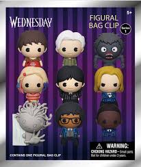 Wednesday - Foam Bag Clip - Game On