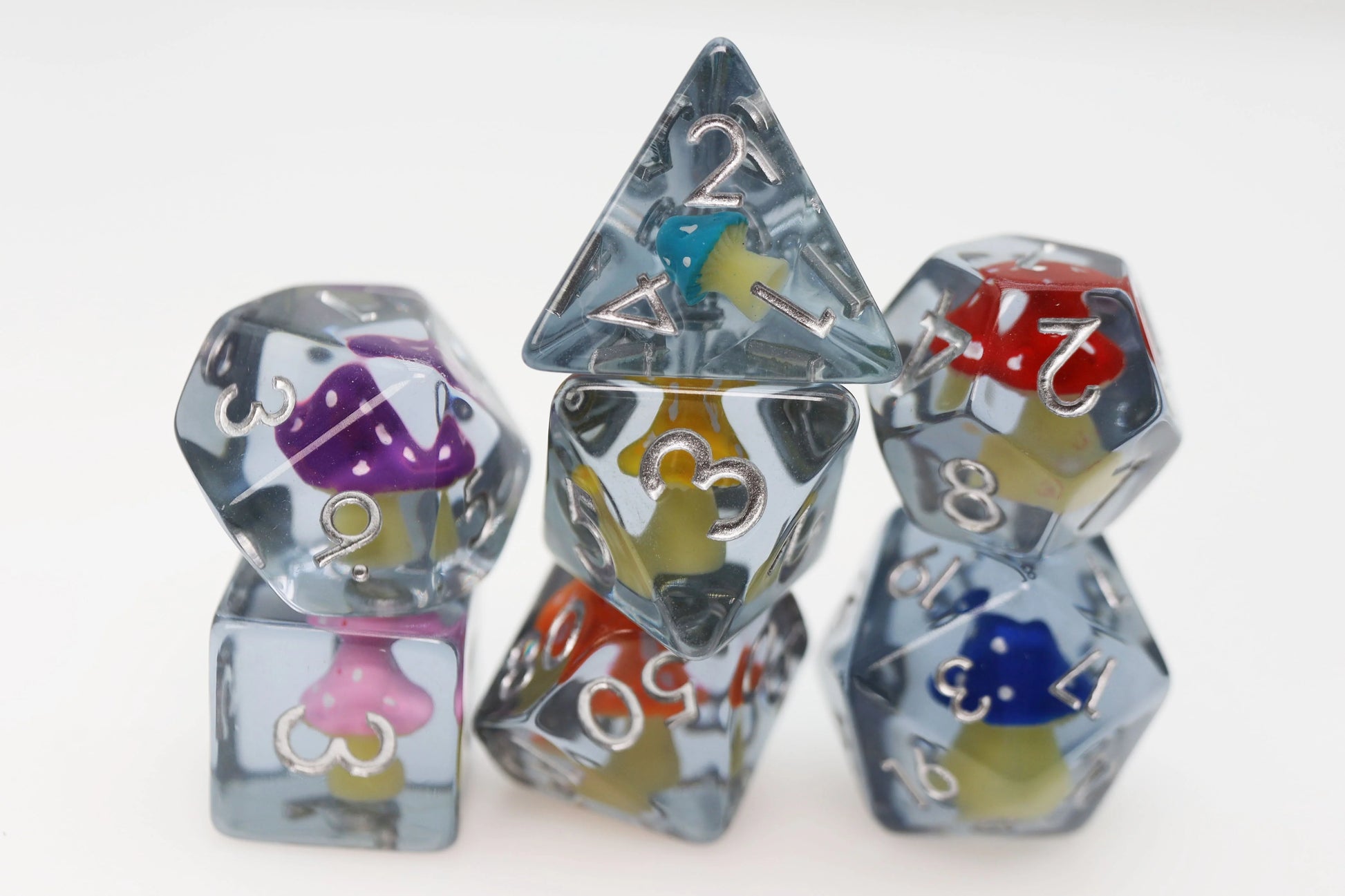 Whimsical Mushrooms RPG Dice Set - Game On