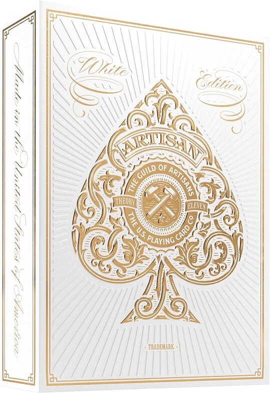 White Artisans Playing Cards - Game On