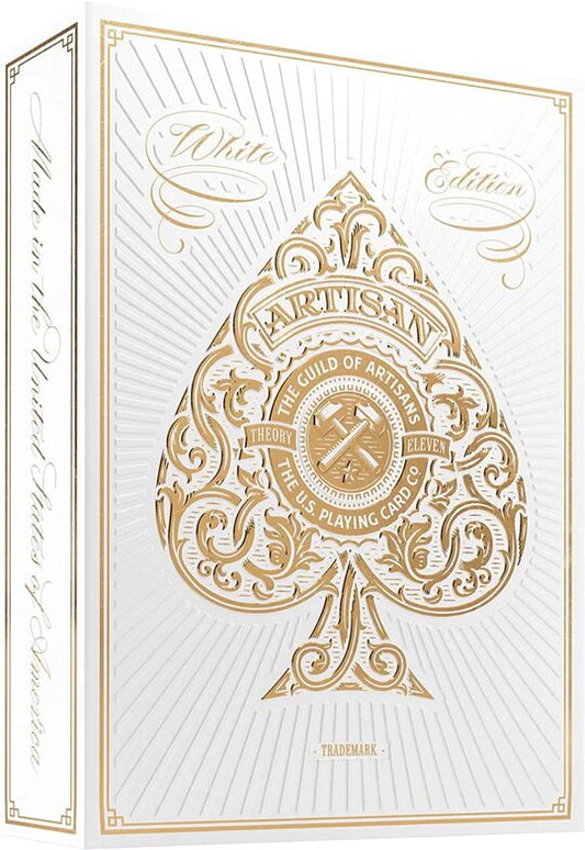 White Artisans Playing Cards - Game On