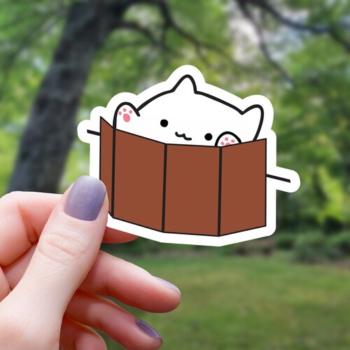 White Cat Game Master Tabletop RPG Sticker - 3" - Game On