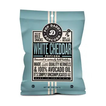 White Cheddar Flavored Popcorn 2.0oz - Game On