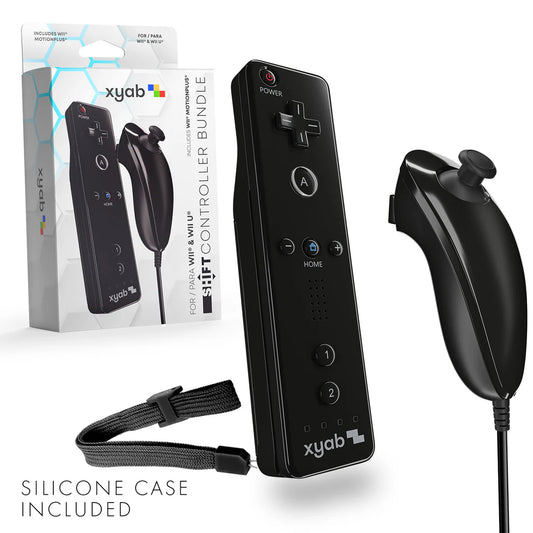 Wii Black Wireless Controller Bundle - Game On