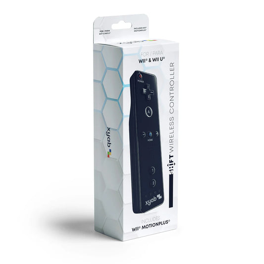 Wii Wireless Controller + Motion Plus - Black - Game On