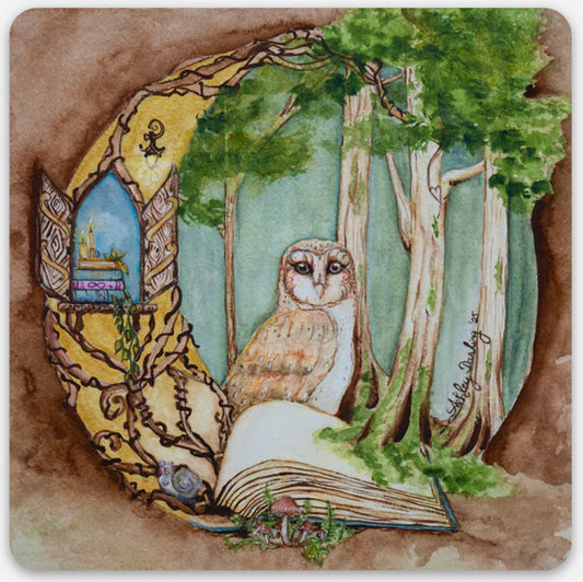 Wisdom - 3" Square w/ Rounded Corners - Game On