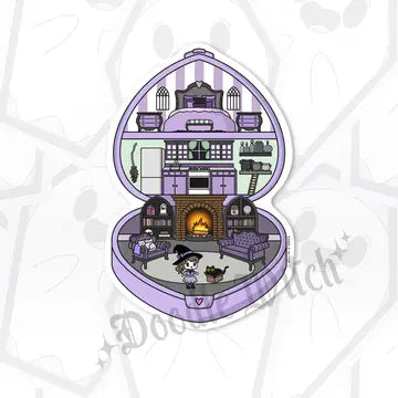 Witch House Polly Pocket Sticker - Game On