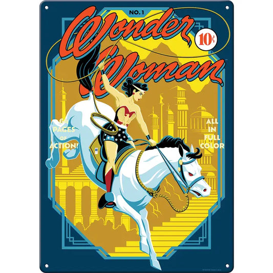 Wonder Woman Classic Metal Sign - Game On