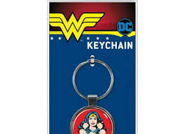Wonder Woman on Red Keychain - Game On
