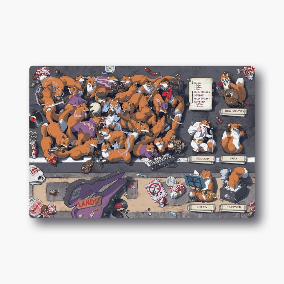 World of Trash - Foxes - Foxy Fiasco Playmats - Game On