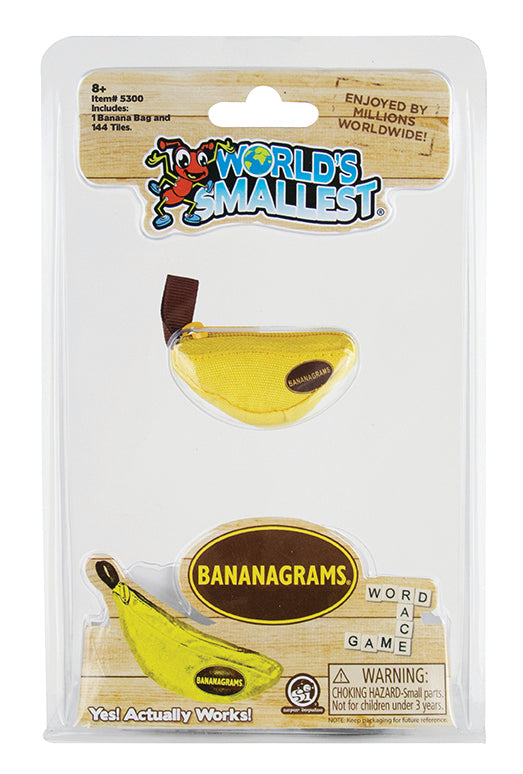 World's Smallest - Bananagrams - Game On