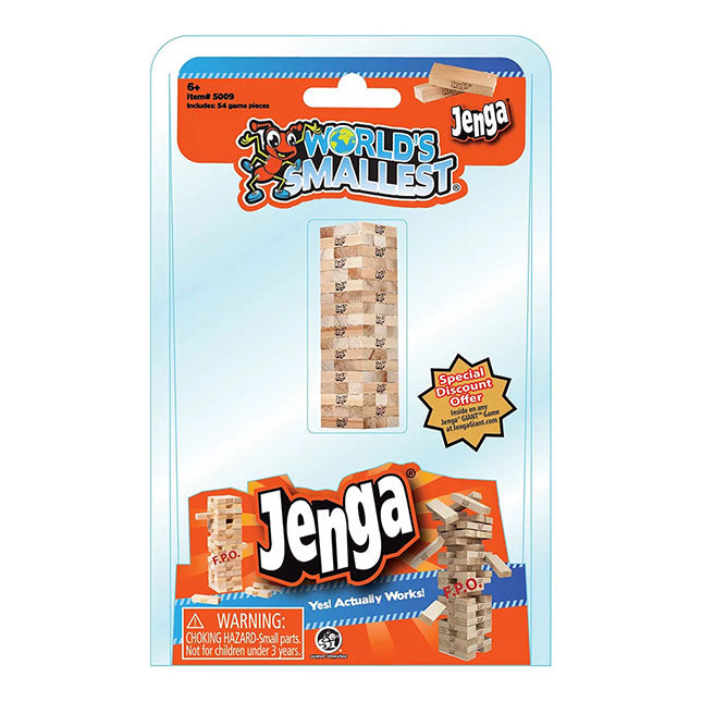 World's Smallest - Jenga - Game On