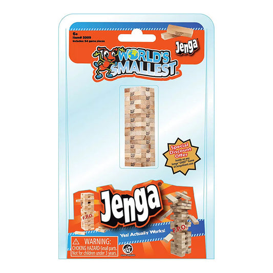 World's Smallest - Jenga - Game On