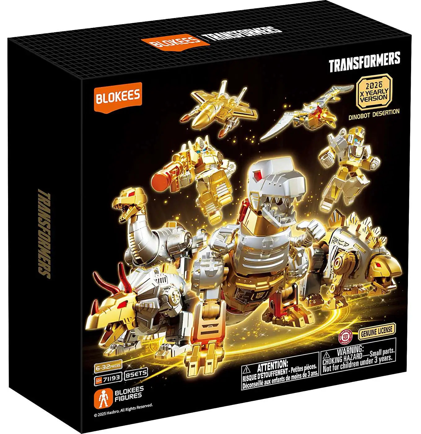 XYV03 20226 - Yearly Golden Dinbot Single - Game On