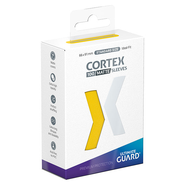 Yellow Matte Cortex Sleeves - Game On
