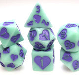 Young Love RPG Dice Set - Game On
