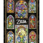 Zelda - Stained Glass Collage - Game On