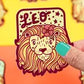 Zodiac Leo The Lion Astrology Horoscope Vinyl Sticker - Game On