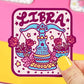 Zodiac Libra Scales Astrology Horoscope Vinyl Sticker - Game On