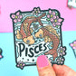 Zodiac Pisces Fish Astrology Horoscope Vinyl Sticker - Game On