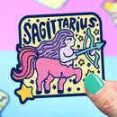 Zodiac Sagittarius Centaur Astrology Horoscope Vinyl Sticker - Game On