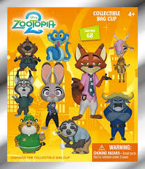 Zootopia 2 3D Foam Bag Clip, Series 68 - Game On