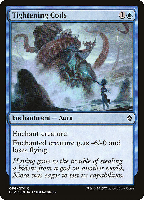 Tightening Coils (86) (Foil) - Battle for Zendikar - Game On