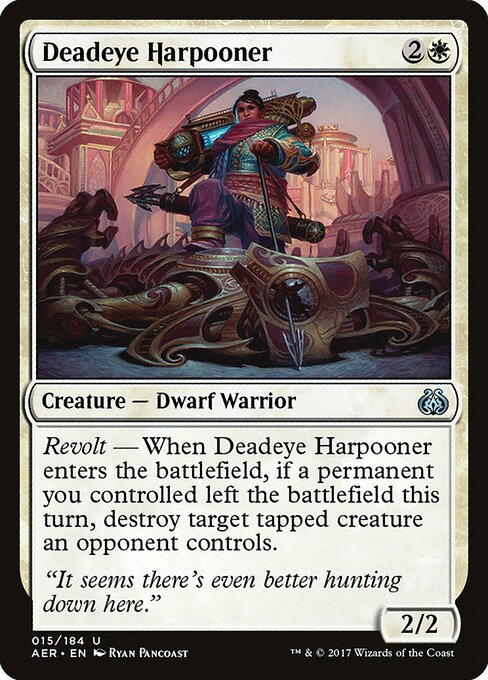 Deadeye Harpooner (15) (Foil) - Aether Revolt - Game On