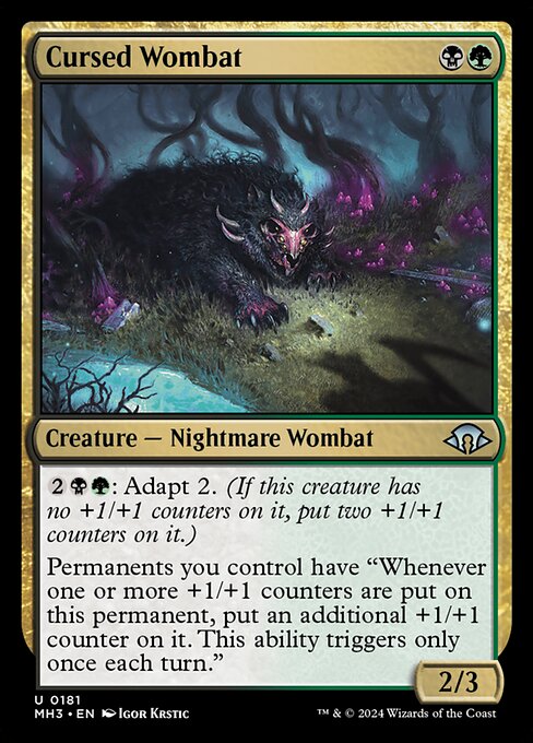 Cursed Wombat (181) - Modern Horizons 3 - Game On