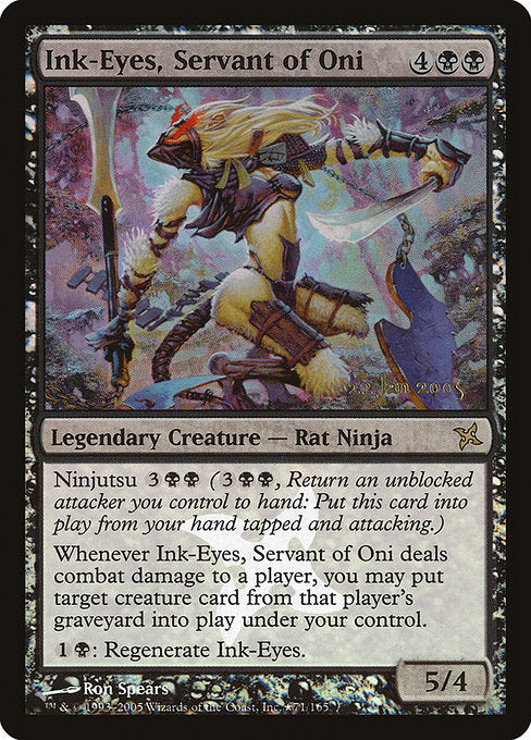 Ink-Eyes, Servant of Oni (71★) (Foil) - Betrayers of Kamigawa Promos - Game On