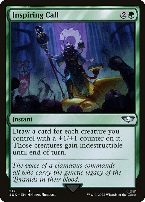Inspiring Call (217) - Warhammer 40,000 Commander - Game On