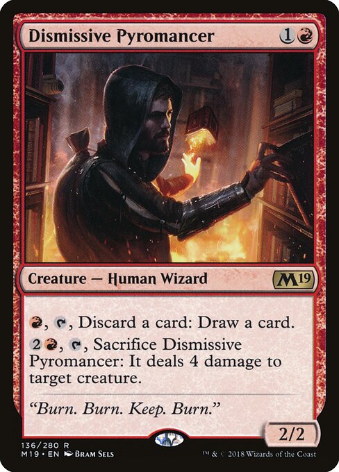 Dismissive Pyromancer (136) - Core Set 2019 - Game On