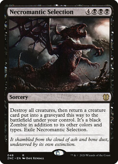 Necromantic Selection (48) - Zendikar Rising Commander - Game On