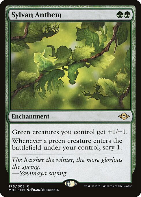 Sylvan Anthem (176) - Modern Horizons 2 - Game On