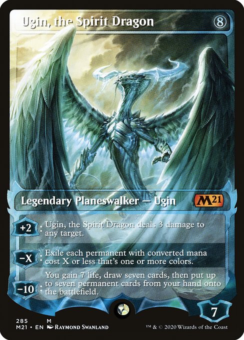 Ugin, the Spirit Dragon (285) - SHOWCASE - Core Set 2021 - Game On