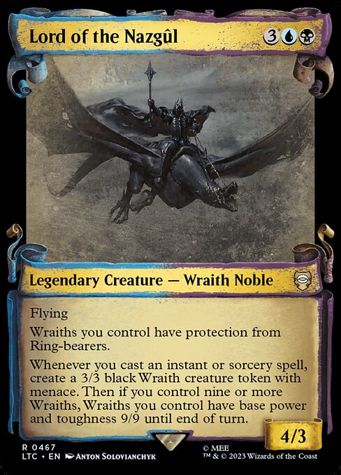 Lord of the Nazgûl (467) - SHOWCASE (Foil) - Tales of Middle-earth Commander - Game On